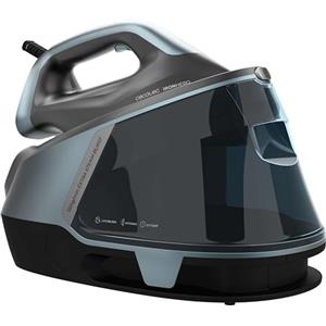 Cecotec Ferro da Stiro a Vapore IronHero H-2800 Professional Station. 2800W, Vapore 150g/m, Colpo 550 g/m, Piastra Ceramica, Anticalcare, Auto Off, Pompa Automatica, Dual Steam Pro, Antigoccia