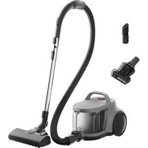 Electrolux Animal 500 Aspirapolvere a Traino Senza Sacco, EL51A2UG, Spazzola Turbo per Peli di Animali, Tecnologia ciclonica, Capacitá 2 Litri, Filtro HEPA, 78 dB(A), Grigio