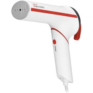 Polti Vaporella Vertical Styler GSM50R, Ferro da Stiro Verticale Portatile con Manico Pieghevole, Riscaldamento in 30 Sec, Bianco e Rosso