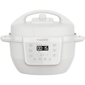 Instant Pot Multicooker, 3.8L 7-in-1 Pentola a Pressione, Vaporiera, Scaldavivande in Acciaio Inossidabile Spazzolato, Adatta a Cucinare Riso, Zuppa, Verdura e Yogurt a Cottura Lenta, Bianco Sale