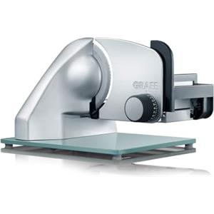 GRAEF. GRAEF Classic C20 Affettatrice Prodotto in Germania, metallo, lama Ø170 mm inox, taglio 0-20 mm, 170W a condensatore, per pane, argento