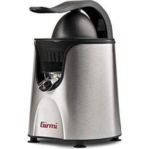 Girmi SR56 Spremiagrumi 85W, Capacità 400cc, Corpo Inox, Due coni per agrumi, Braccio premiagrumi