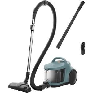 Electrolux Clean 300 Aspirapolvere a Traino Senza Sacco EL31C2OG, Tecnologia ciclonica potente, Filtro a 4 stadi, Spazzola multifunzione Combifloor, Capacitá 2L, Silenzioso 78 dB, Colore Verde Oliva