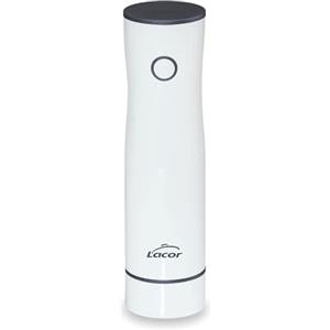 LACOR - 69690 - Pompa per vuoto intelligente, senza fili, automatica, silenziosa, aspirazione 2,5 l/min, include cavo di ricarica USB, batteria al litio, design elegante e moderno