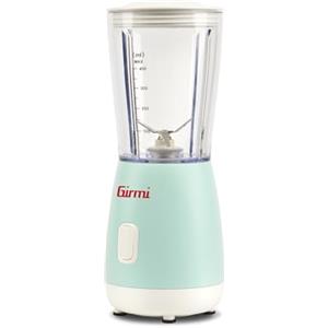 Girmi FR06 Frullatore, 170W, Capacità 400cc, 4 Lame INOX, Funzione PULSE, Bicchiere Graduato, Dispositivo di Sicurezza, Facile da Pulire, Verde Azzurro