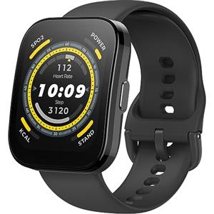 Amazfit Bip 5, 46 mm, Smartwatch, Schermo grande, chiamate Bluetooth, Alexa, GPS, durata della batteria di 10 giorni, fitness tracker con frequenza cardiaca, monitoraggio dell'ossigeno nel sangue