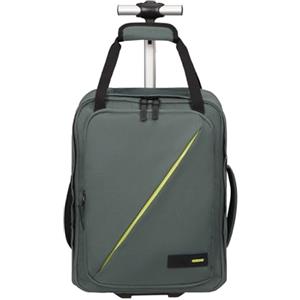 American Tourister Take2Cabin - Zaino da viaggio espandibile 17,3 pollici, 55 cm, 42,5/48,5 L, blu (Harbor Blue)