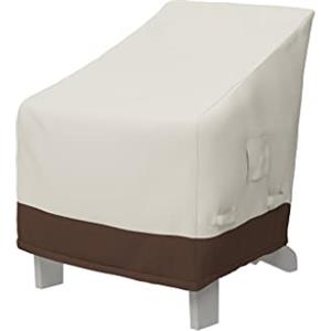 Amazon Basics Copertura protettiva per sedie da giardino Adirondack, 1 unità, Beige + Marrone Chiaro