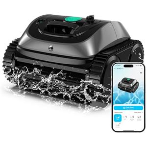 WYBOT C1 Robot Piscina Senza Fili con Pianificazione Intelligente del Percorso, Pulizia Fondo/Pareti/Linea dell'Acqua, Aspiratore Piscina Aspirapolvere Piscina con 3 Motore, Fino a 150 Mins, 150㎡