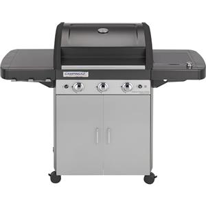 Campingaz 3 Series Classic L Plus Barbecue Grill a 3 Bruciatori con Fornello Laterale, Nero/Argento, 144 x 66 x 147 cm