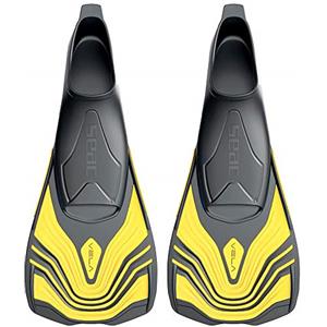 SEAC Vela Pinne Corte da Nuoto e Snorkeling Unisex Adulto Giallo 32-33