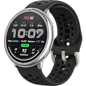 Amazfit Active 2 Smart Watch 44mm, AI, Controllo Vocale, GPS e Mappe incluse, Batteria da 10 Giorni, 160+ Modalità Sportive, Resistente allAcqua 5 ATM per Android e iPhone, Nero