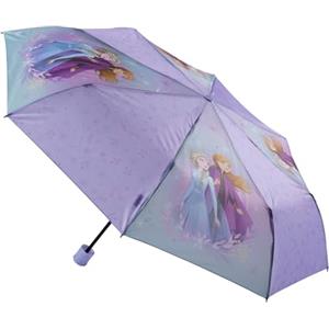 Undercover - ombrello pieghevole Disney Frozen - ombrello tascabile con custodia protettiva - diametro 94 cm - leggero e ideale per le mani dei bambini