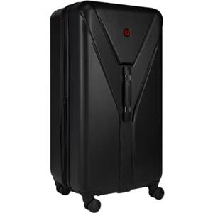 WENGER Ibex Trunk Valigia Rigida con 4 Ruote, Trolley, Grande, 84 (101) l, Serratura, Uomo Donna, Viaggi Vacanze, Nero, 612042