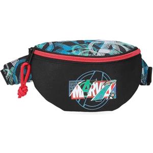 Marvel Disney Marvel Marvel Shield, astuccio per la scuola, astuccio per bambini, realizzato in poliestere, perfetto per organizzare e trasportare matite e penne, di Joumma Bags., Nero, Taglia unica,