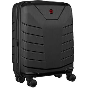 WENGER Pegasus Valigia Rigida, Trolley da Cabina, Bagaglio a Mano, 39 (44) l, Serratura, Uomo Donna, Viaggi Vacanze, Nero, 610847