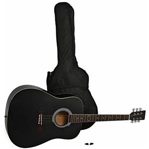 Juan Miguel Navarrez chitarra acustica, nero, incl. borsa