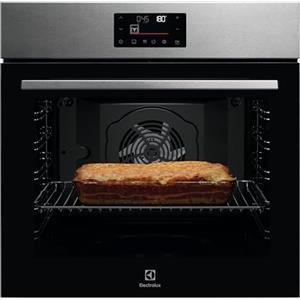 Electrolux EOF4P0PX2 - Forno da incasso multifunzione 72 L ventilato SurroundCook, pulizia pirolitica, display touch LED EXPlore, riscaldamento rapido automatico, inox antimpronta, classe A++