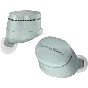 Bowers & Wilkins Pi6 True Wireless Noise Cancelling Earbuds con Bluetooth aptX, connessione wireless a 24 bit e 6 microfoni integrati, verde foresta