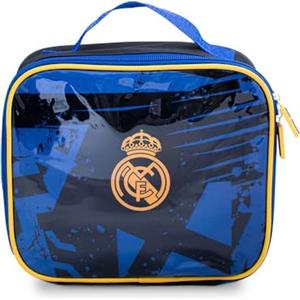 Hy-Pro Borsa per il pranzo con licenza ufficiale Real Madrid CF, isolata, portatile, merchandising del Real Madrid, ottima idea regalo per la scuola o il lavoro