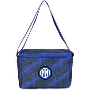 Inter Iinter linea Home - Borsa Porta pranzo termica con rivestimento termico, stampa Snake e logo ufficiale, Blu Royal