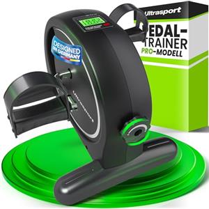 Ultrasport Pedaliera per Gambe e Braccia, Cyclette da Seduta I Pedaliera Riabilitazione per Anziani I Mini Cyclette da Seduti, Bianco