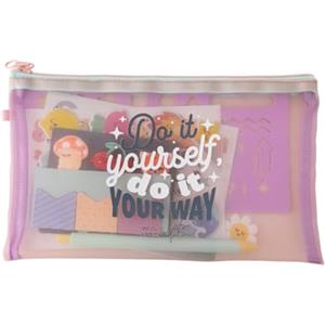 Mr. Wonderful Kit para decorar tu agenda, Lila - Do it yourself, do it your way