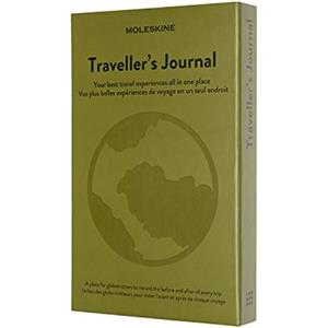 Moleskine Traveller's Journal, Taccuino a Tema per Organizzare e Ricordare i Tuoi Viaggi, Copertina Rigida, Formato Large 13 x 21 cm, 400 Pagine