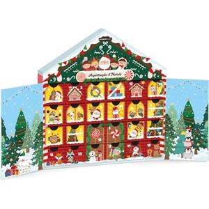 Cartomania Calendario dell'avvento, 24 cassettini, Sorprese da scoprire ogni giorno, 24 regali, Natale, Idea regalo per bambini e adulti