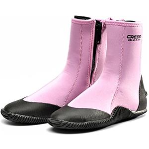 Cressi Isla, Calzari per Immersione in Neoprene con Suola 3mm Unisex Adulto, Rosa (Pink/Black), XS