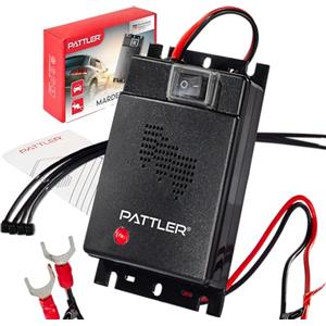 PATTLER Anti Martora per Auto con Ultrasuoni - Protezione Immediata e a Lungo Termine Contro Le Martore nel Vano Motore - Funziona con Batteria Auto a 12V - 1 Pezzo