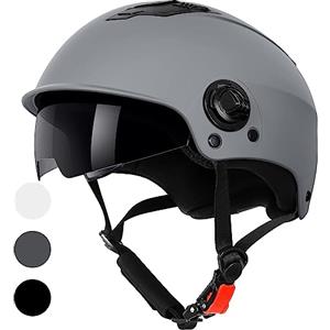 WESTT Escape I Casco da skateboard con visiera solare I Casco da skateboard leggero I Casco da BMX e bici I Casco Inliner I Uomo e donna con cinturino regolabile