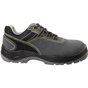 Goodyear Scarpe Antinfortunistiche con Metallo S1P in Pelle Scamosciata Colore Nero e Grigio Taglia 40
