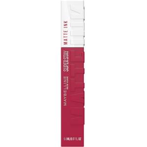 Maybelline New York Rossetto Matte SuperStay Matte Ink, Tinta Labbra a Lunga Tenuta, Colore Intenso e Vibrante, No Transfer, Founder (115), 5 ml