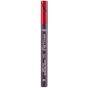 L'Oreal Paris L'Oréal Paris Matita Eyeliner Liquida Infaillible Micro Liner, Punta Micro per un Tratto Fluido, Preciso ed Intenso, Resistente ad Acqua e Sudore Fino a 36H, Tonalità: 04 Dew Berry