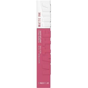 Maybelline New York Rossetto Matte SuperStay Matte Ink, Tinta Labbra a Lunga Tenuta, Colore Intenso e Vibrante, No Transfer, Lover (15), 5 ml