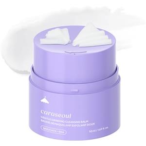 caraseoul Gentle Grinding Burro Struccante - Detergente Viso Coreana, BHA Acido Salicilico & Bakuchiol, Struccante Waterproof, Vasetto Twist-Up, Vegano, Delicato su Occhi e Pelli Sensibili (50ml)