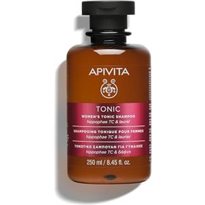 Apivita Shampoo Tonic Donna per Capelli Diradati 250ml - Shampoo Naturale Anticaduta Con Complesso brevettato Hippophae Tonic Complex, Alloro, Propoli - Favorisce La Crescita Sana Dei Capelli