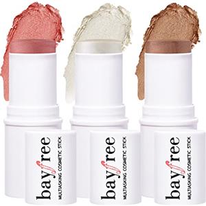 KIMUSE Multi-Stick Fard in Stick per guancia, occhi e labbra, illuminante viso in Crema, Contorno Viso : Texture Cremosa e Risultato a Lunga Tenuta