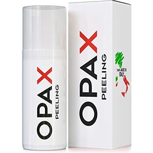 Opax 50Ml Acido Salicilico, Siero Antimacchia Viso, Peeling Viso Contro Punti Neri, Acne, Brufoli, Pori Dilatati Per Una Pelle Liscia E Pura Con Acido Mandelico 20% Esfoliante - 100% MADE IN ITALY