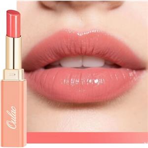Oulac Rossetto Nutriente Corallo - Nutri e Ammorbidisci le Labbra, Texture Idratante, Lip Care, Idrata e Rimpolpa le Labbra Secche, Vegan, 18 Coral Rhythm