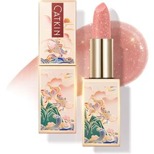 CATKIN Colorato Balsamo Labbra Burrocacao, Formula Idratante e Riparatore, Ingredienti Naturale, Nutriente Fino a 24 Ore，Protettivo Per Labbra Secche e Screpolate, Con Vitamina E, 3.5g