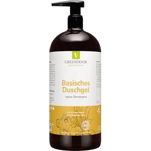 GREENDOOR 500ml Greendoor Alcalina Gel doccia Ginger citronella - 100% Natura dal Cosmesi naturale Manufactory, senza silicone, senza Solfati, senza conservanti