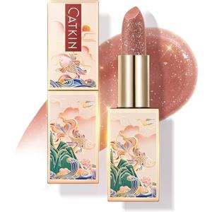 CATKIN Colorato Balsamo Labbra Burrocacao, Formula Idratante e Riparatore, Ingredienti Naturale, Nutriente Fino a 24 Ore，Protettivo Per Labbra Secche e Screpolate, Con Vitamina E, 3.5g