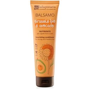LASAPONARIA La Saponaria | Balsamo Capelli Nutriente con Girasole Bio, Avocado, Aloe e Lino - Per Capelli Forti, Morbidi e Sani - Formula Potenziata - Formato 150 ml