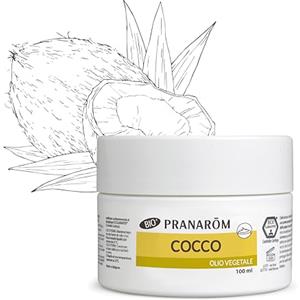 Pranarom Pranarôm - Olio di Cocco BIO - Olio Vegetale per Capelli e Bellezza della Pelle - Nutriente e Idratante - Pelle Secca o stressata - 100 Gr