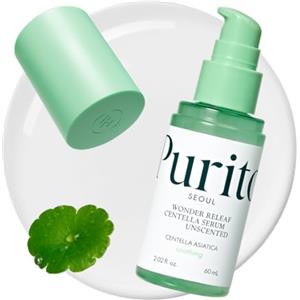 PURITO Centella Unscented Serum, Korean Centella, for All Skin Types, Ampoule, Soothing, Calming, Facial Serum for face, Vegan & Cruelty-Free, Korean Skin Care, 60ml