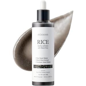 mixsoon Black Rice Peeling Ampoule, Esfoliante Delicato & Idratante, Riso Nero, Soia & PDRN Vegetale, Pelle Liscia e Morbida, 100 ml