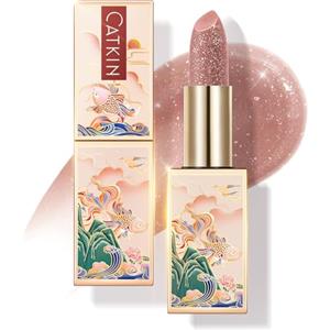 CATKIN Colorato Balsamo Labbra Burrocacao, Formula Idratante e Riparatore, Ingredienti Naturale, Nutriente Fino a 24 Ore，Protettivo Per Labbra Secche e Screpolate, Con Vitamina E, 3.5g