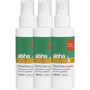 ALOHALABS Kerastina Complex 300ml - Spray Anticaduta Capelli Extra Forte - Rinforza Bulbo e Stimola Ricrescita - Uomo Donna con Serenoa e Fieno Greco